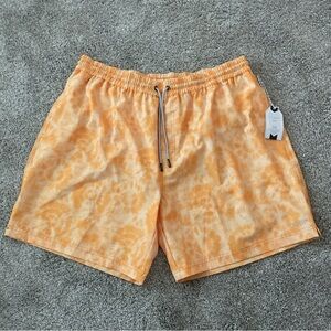 Coast Swim Trunk Mens XXL Short Mesh Lined 3 Pockets Coral NWT